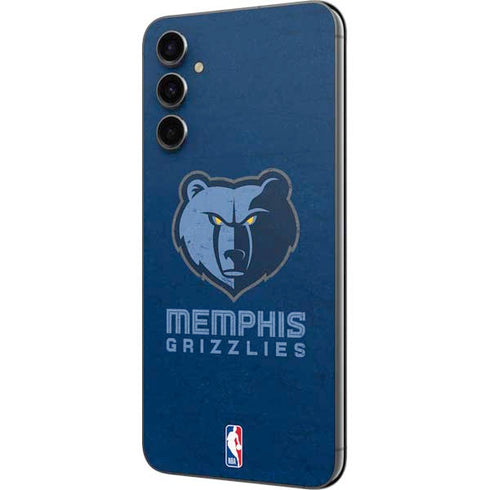 NBA Memphis Grizzlies Distressed Galaxy A14 5G Skin